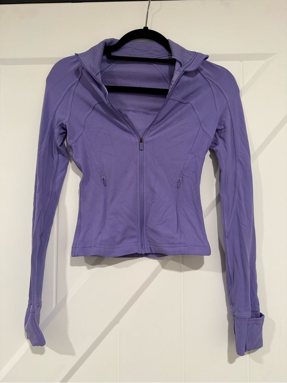 Lilac Lululemon Zip-Up Athletic Jacket